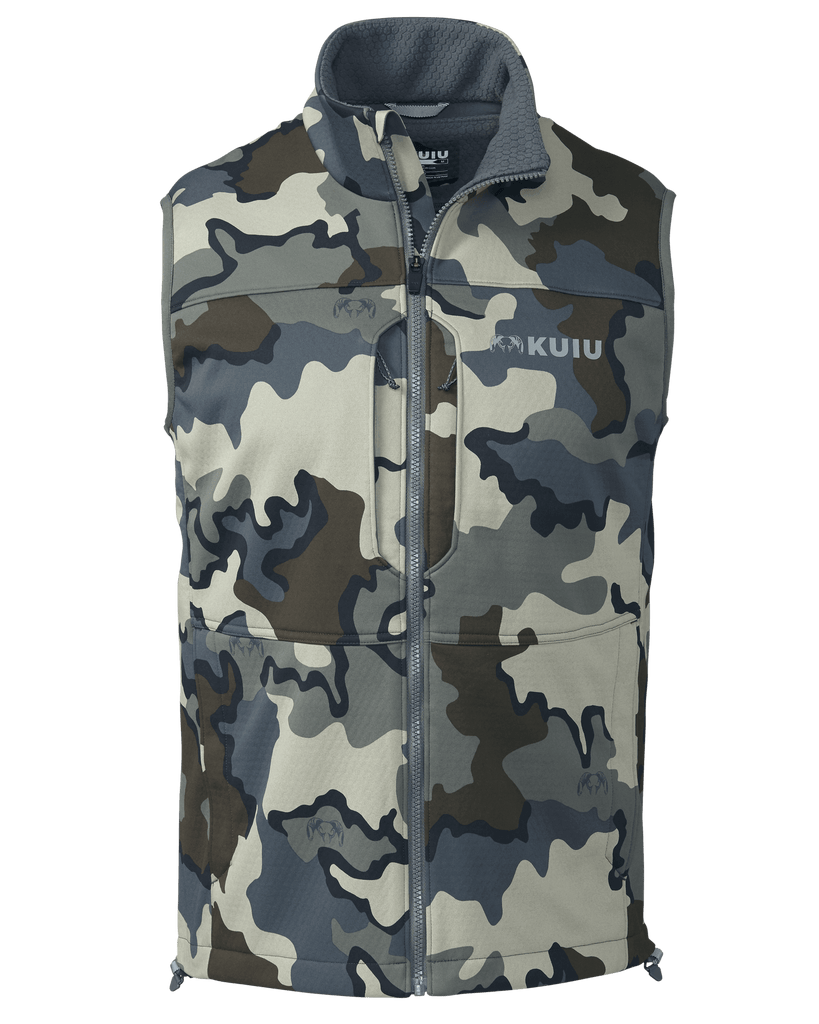 Encounter Fleece Camo Hunting Vest Vias Pattern KUIU