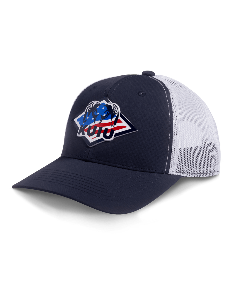 Vintage American Flag Bass Fishing Baseball Cap for Men Women Adjustable  Mesh Trucker Hat