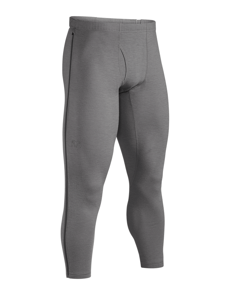 Front of Ultra Merino 145 Zip-Off Bottom in Warm Grey