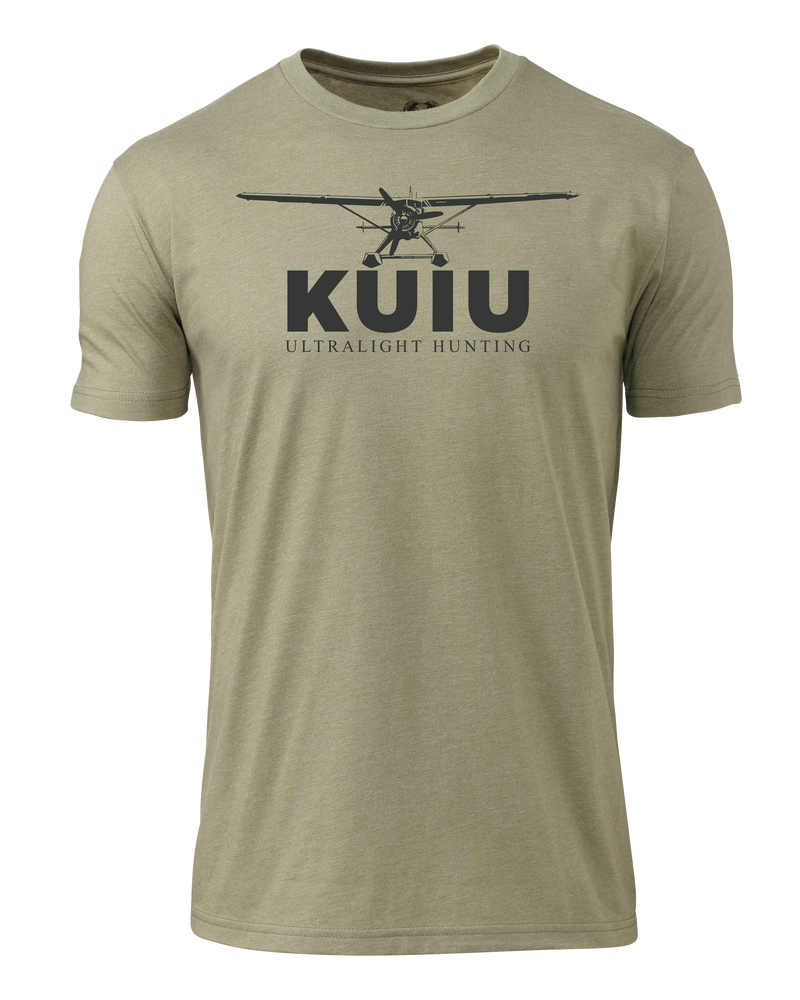 Front of KUIU Float Plane T-Shirt Light Olive Green