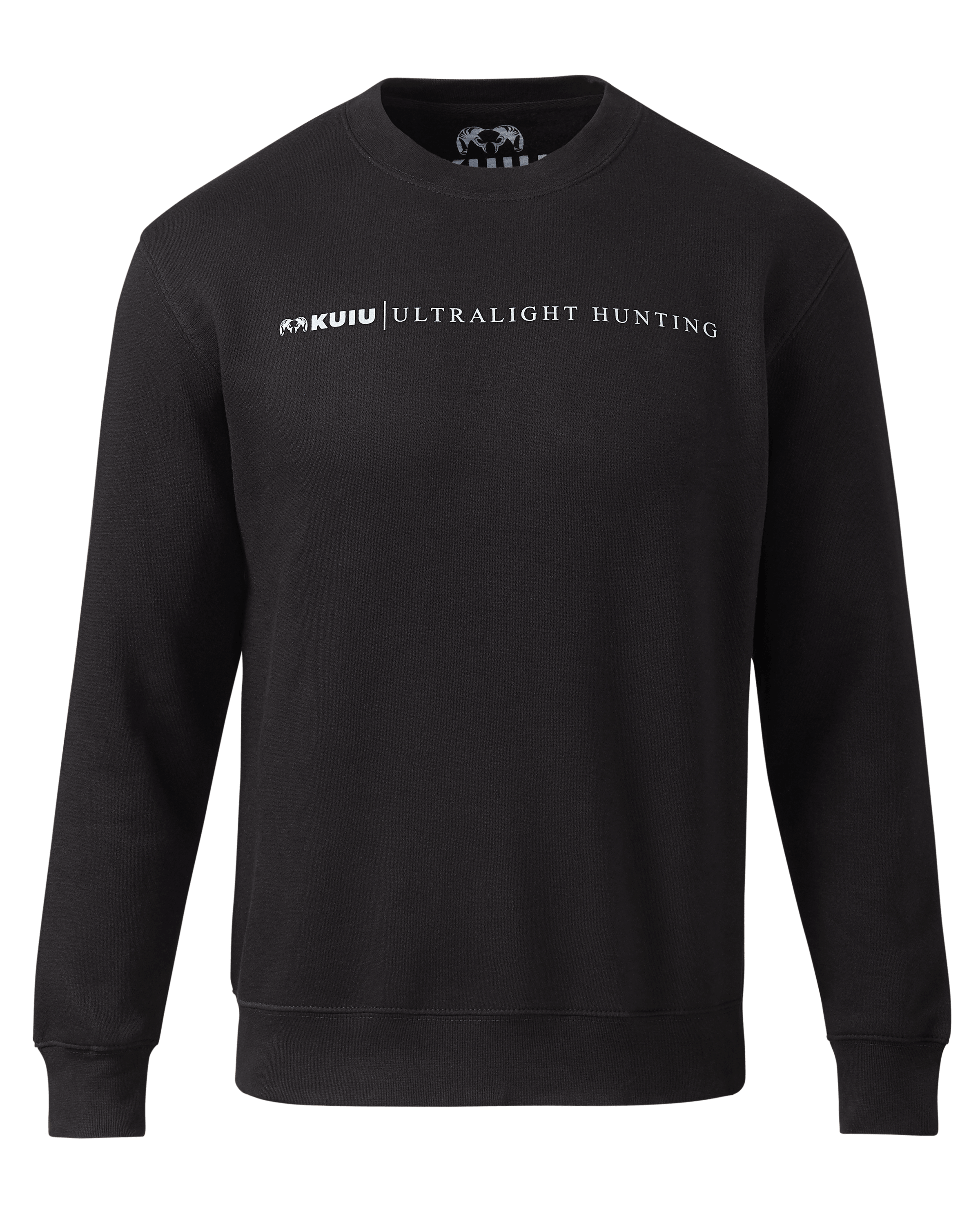 Line Logo Crewneck Sweatshirt | Black – KUIU