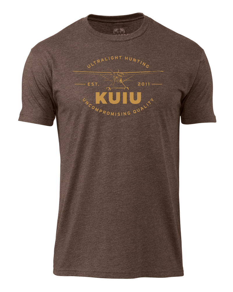 Front of Aviation T-Shirt in Espresso Brown