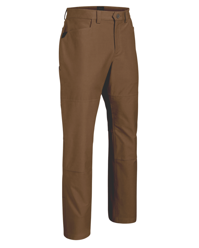 Front of Brawley Pant in Saddle Brown 