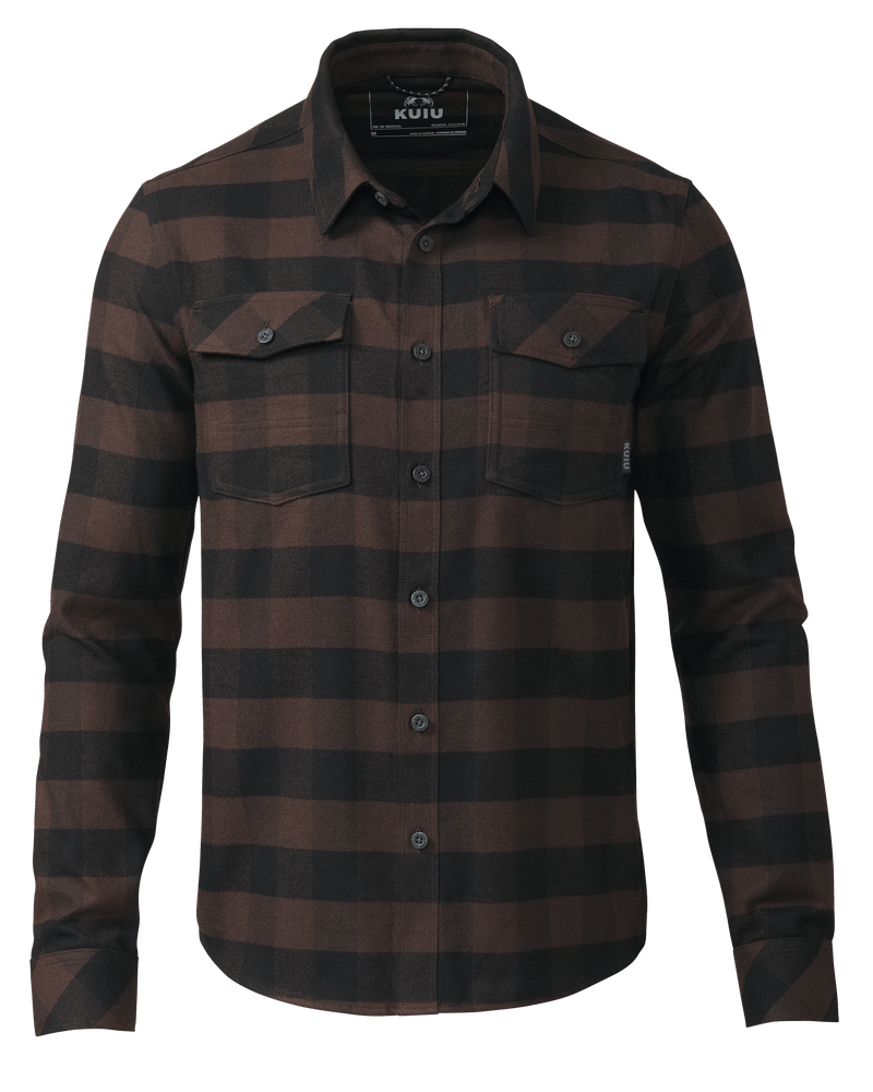 Field Ash Buffalo Check Flannel Work Shirt | KUIU