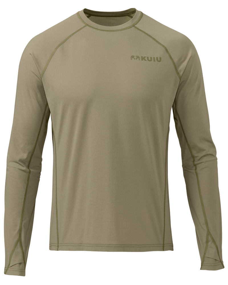 Front of Peloton 118 Short Sleeve Crew T-Shirt in Bone