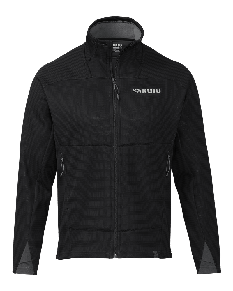 Front of Peloton 240 Full Zip in Black