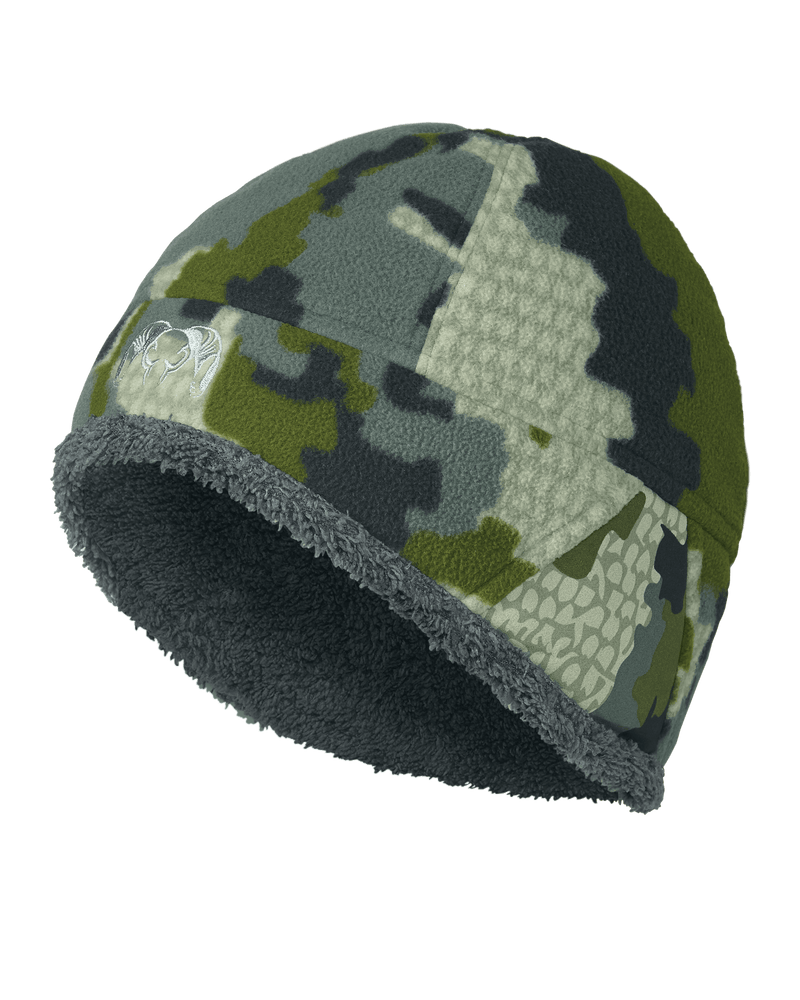 Front of Proximity Beanie in Verde Camouflage