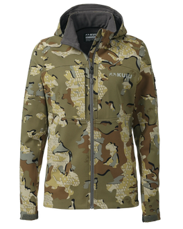 Front of Women's Guide DCS Jacket in Valo Camouflage