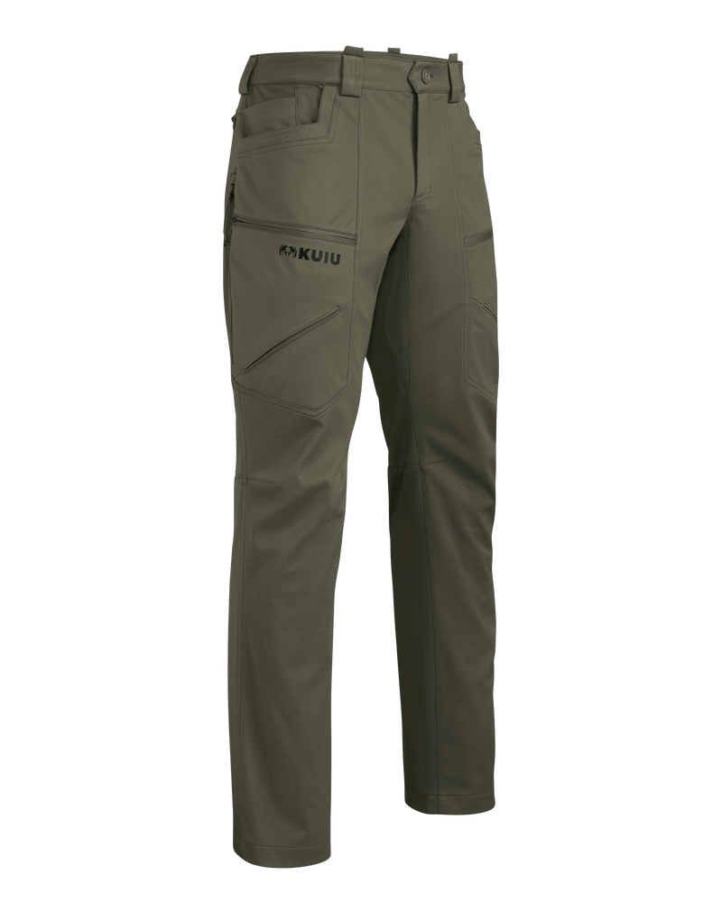 Front of Encounter LT Pant in Ash Brown