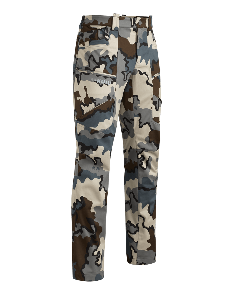 Front of Encounter LT Pant in Vias Camouflage