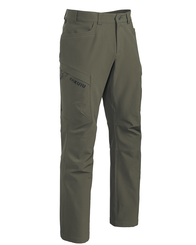 Front of Attack Pant in Ash Brown