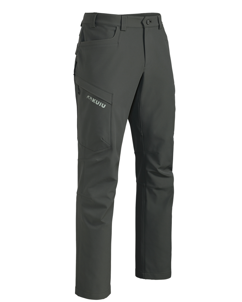 Front of Attack Pant in Steel Grey