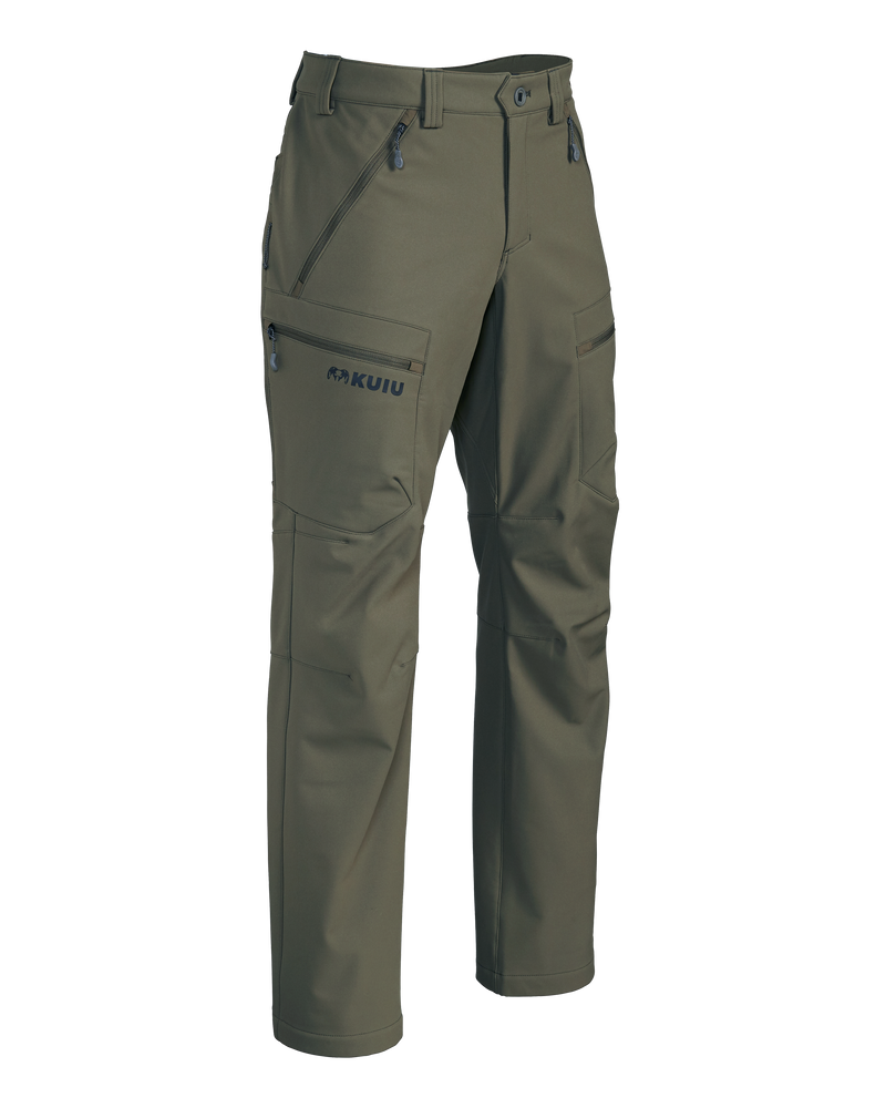 Front of Guide Pant in Ash Brown