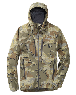 Front of Kutana Storm Shell Jacket in Valo Camouflage