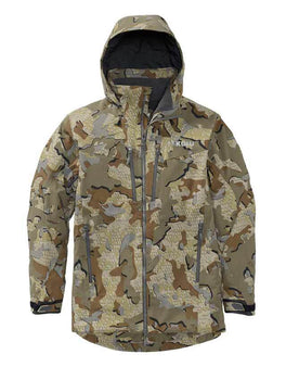 Front of Kutana Gale Force Hooded Jacket in Valo Camouflage