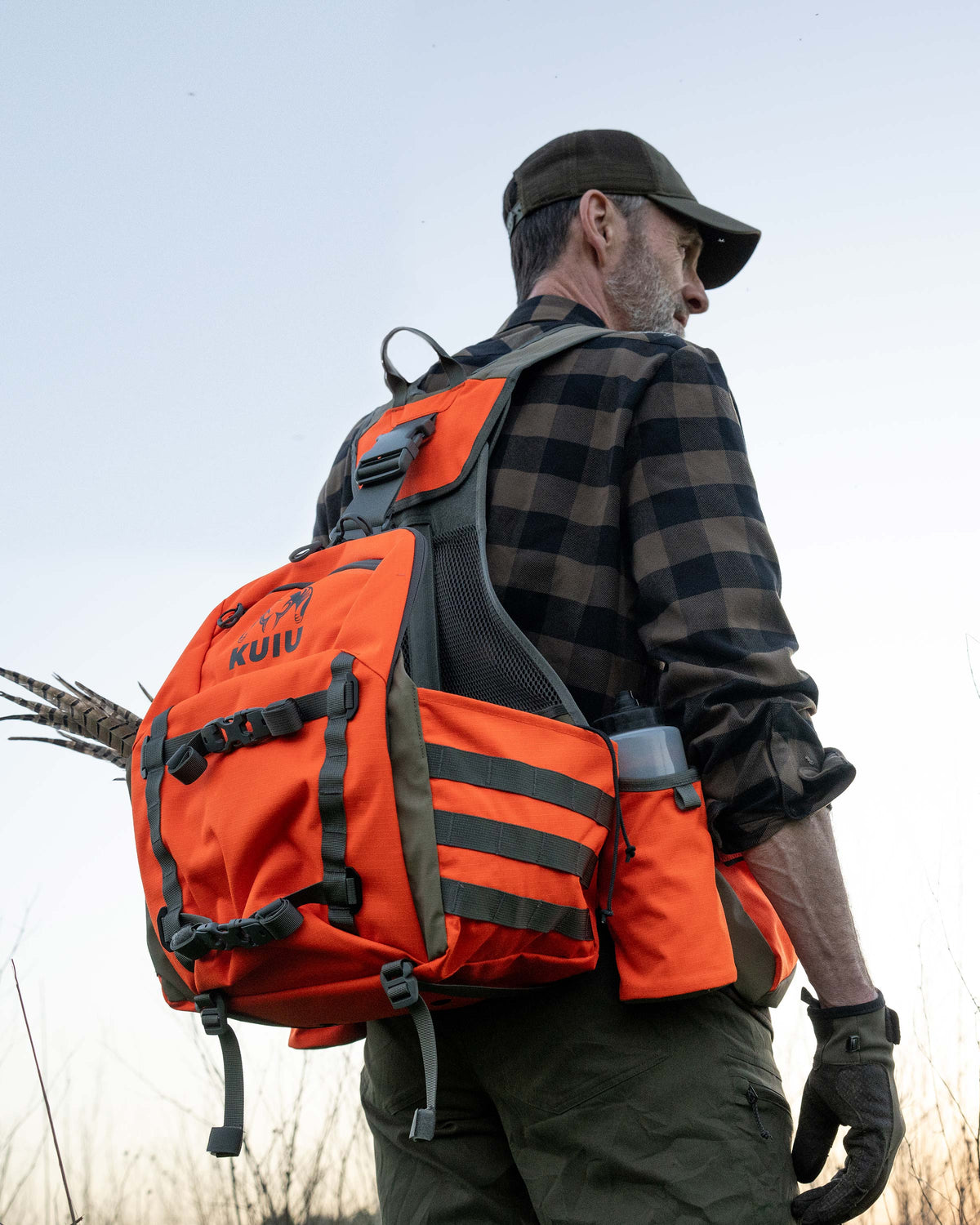 Upland Bird Hunting Field Vest Blaze Orange KUIU