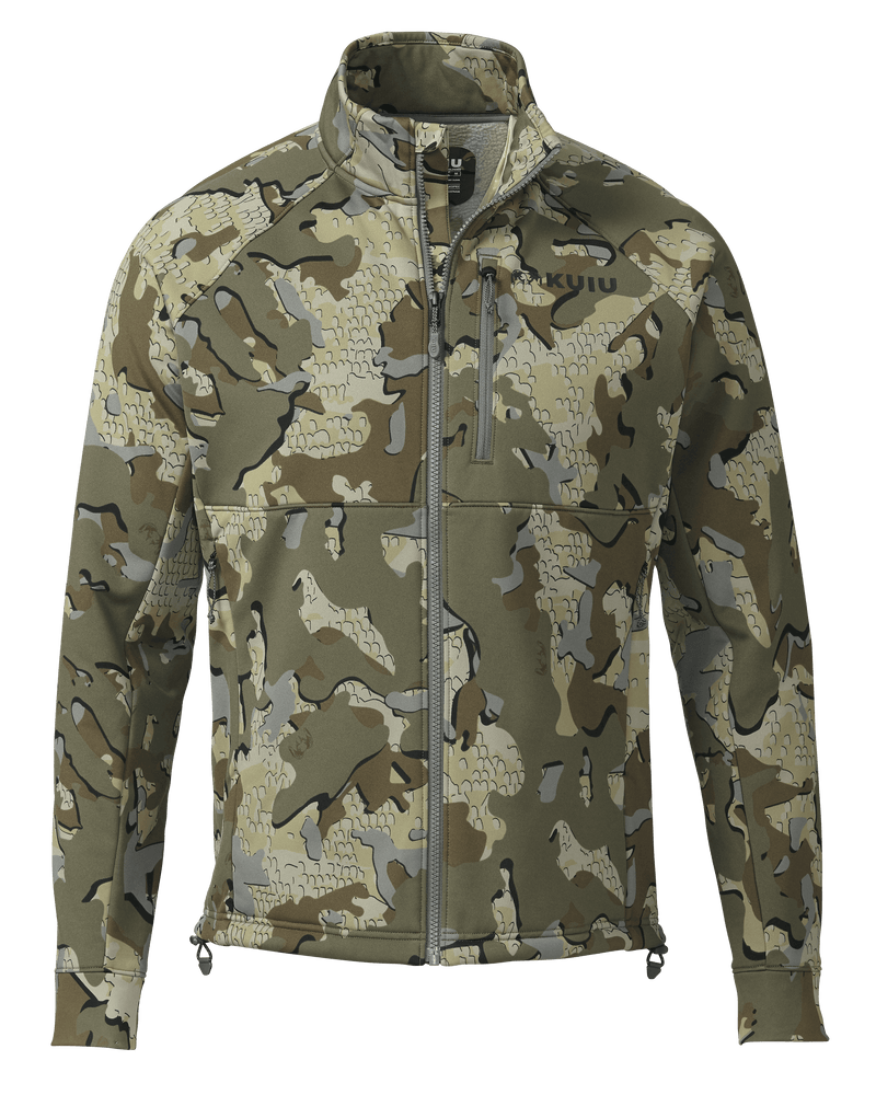 Front of StrongFleece 290 WF Full Zip in Valo Camouflage