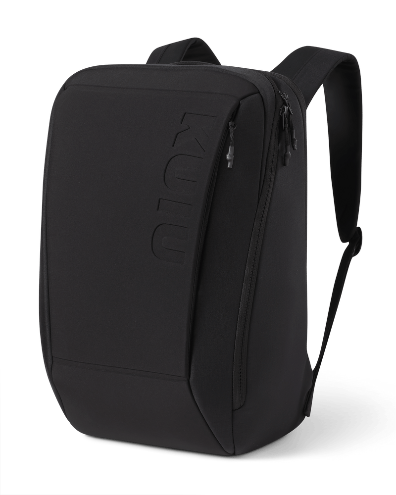 Front of Laptop Backpack in Black