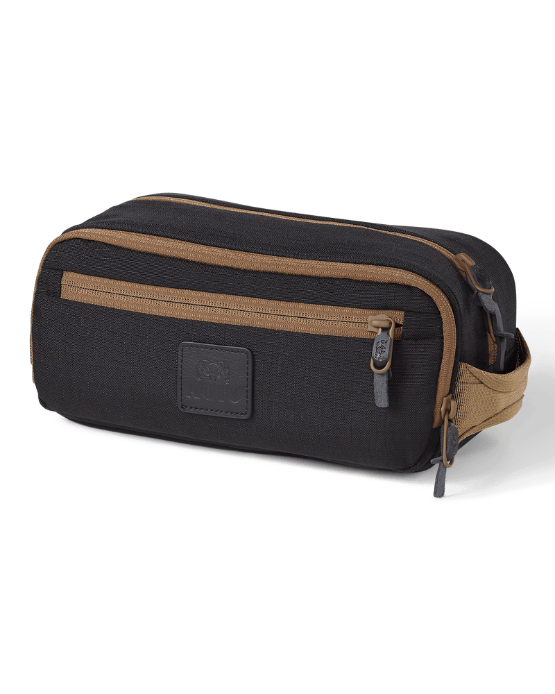 Front of Base Camp CORDURA® Dopp Kit in Black and Brown color