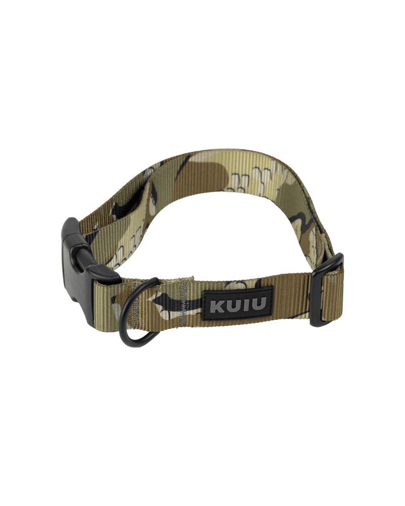 Camo Webbing Dog Collar in Valo Camouflage