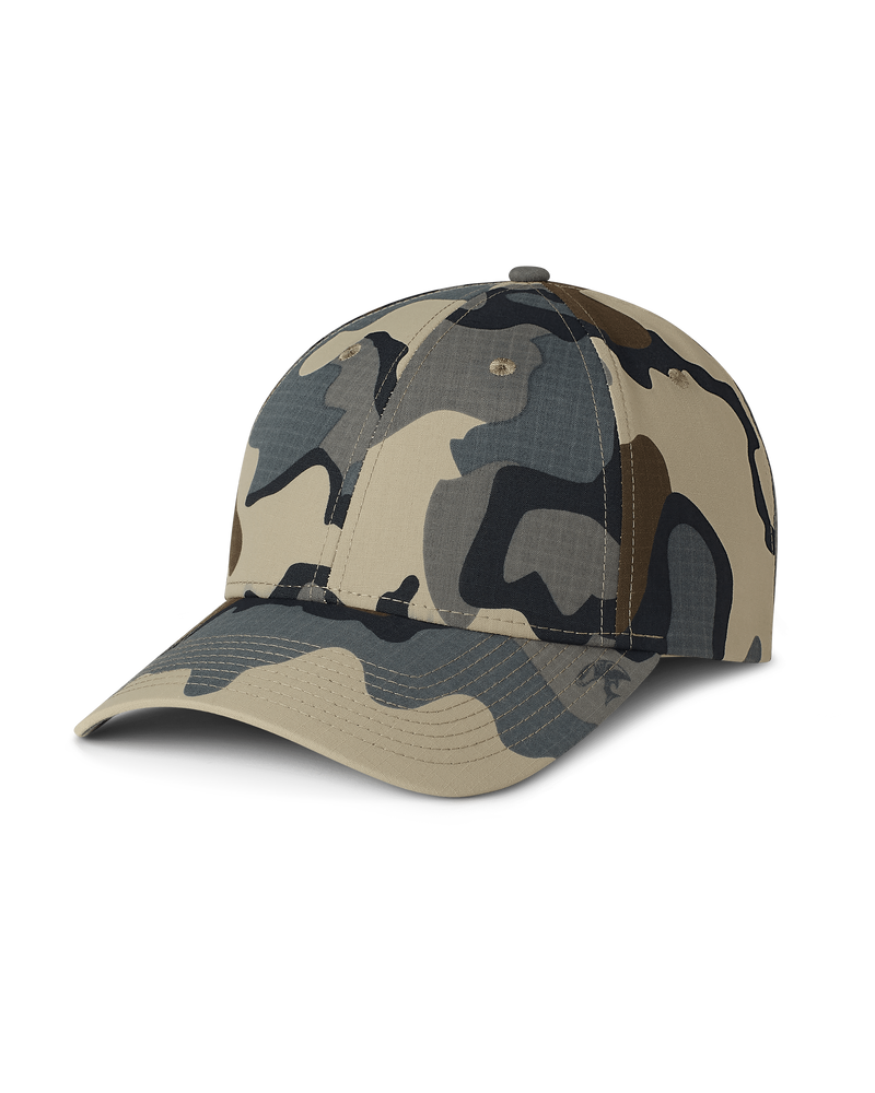 Front of Blank PRO CORDURA® Hat in Vias Camouflage