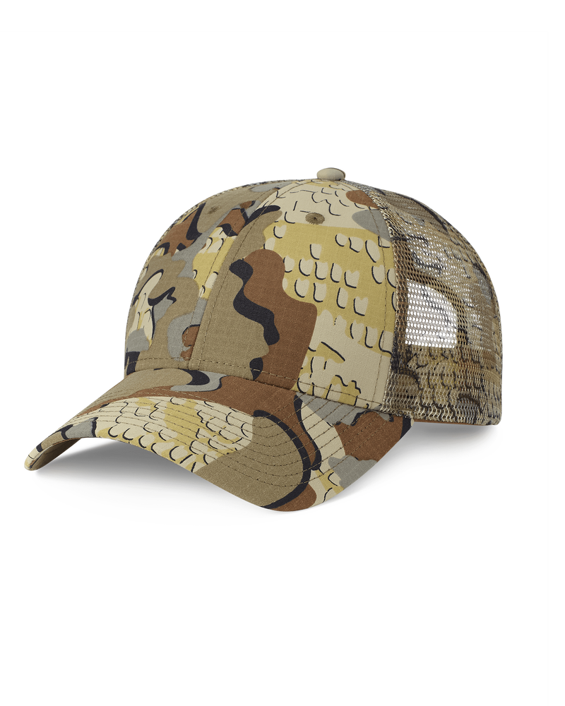 Front of Blank PRO Mesh Back CORDURA® Hat in Valo Camouflage