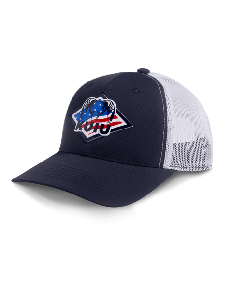 KUIU Diamond Flag Hat | Navy/White