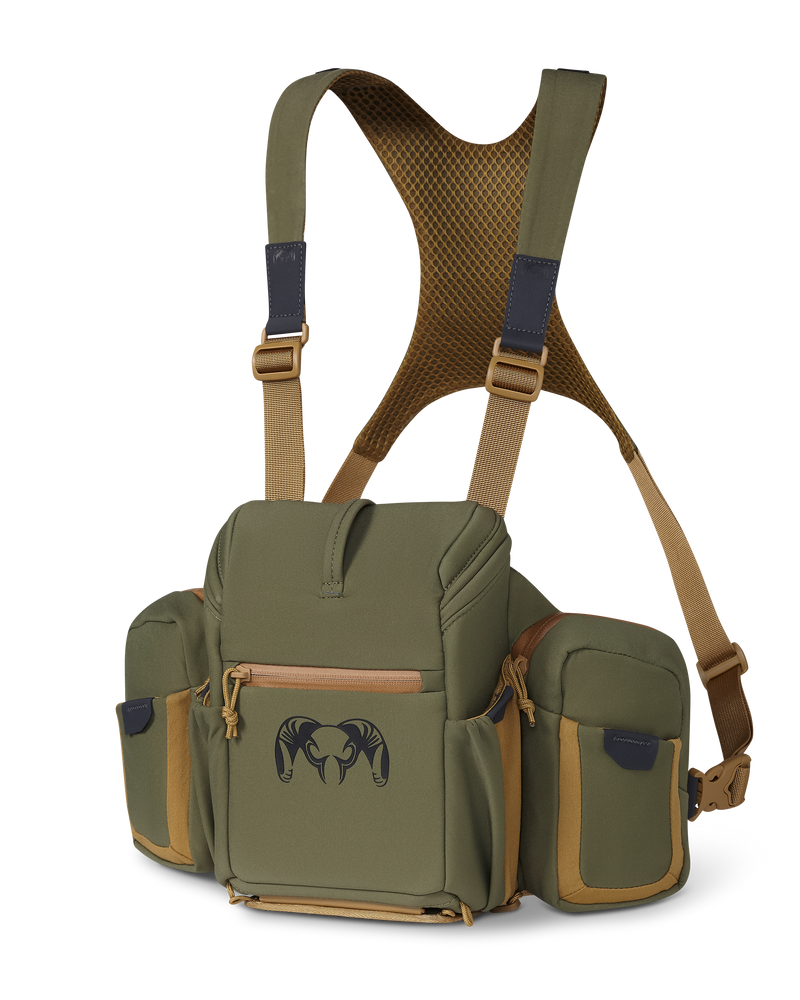 Front of PRO Chest Pack in Evergreen