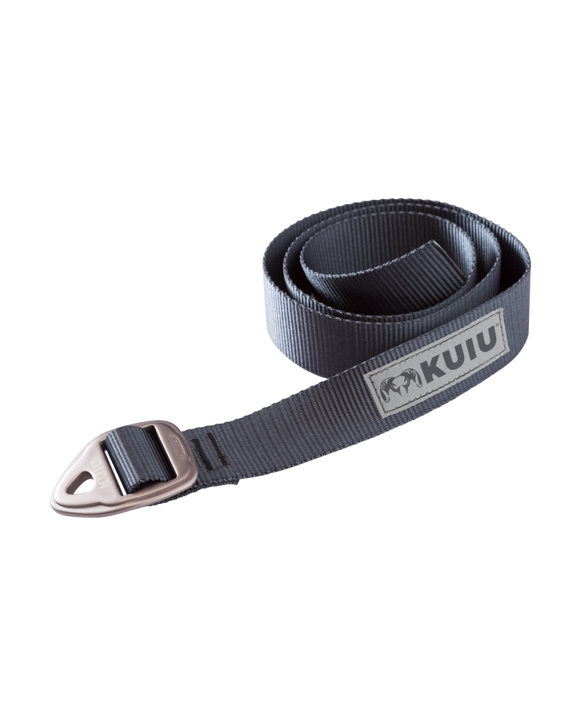 Front of Climbing Belt in Gunmetal Grey Color