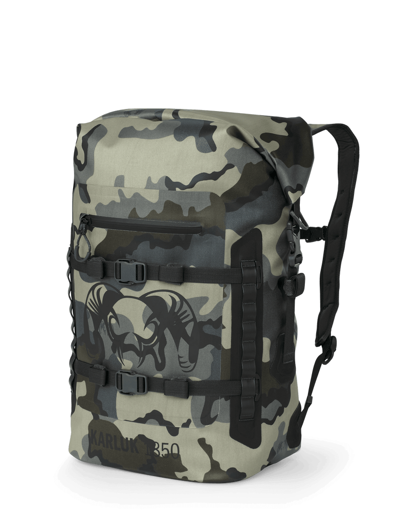 Karluk 1850 Waterproof Roll Top Backpack - Vias Camo | KUIU