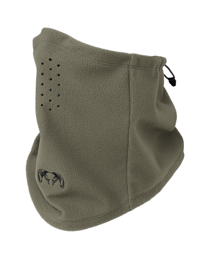 Front of Proximity LT Neck Gaiter in Ash Brown