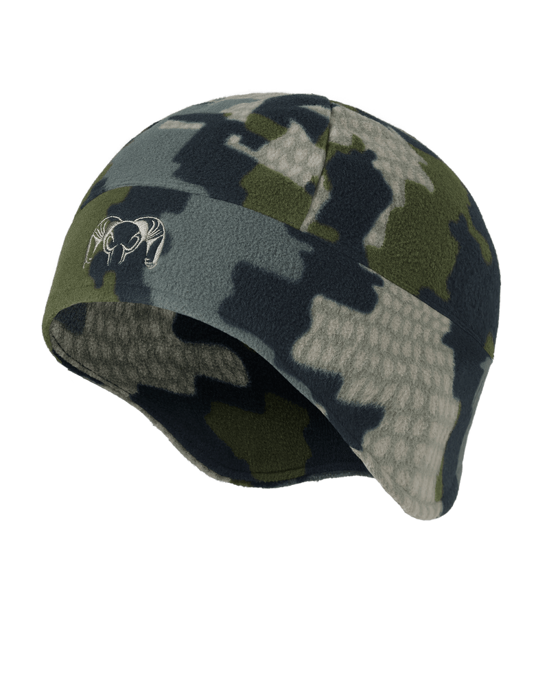 Front of Proximity LT Beanie in Verde Camouflage