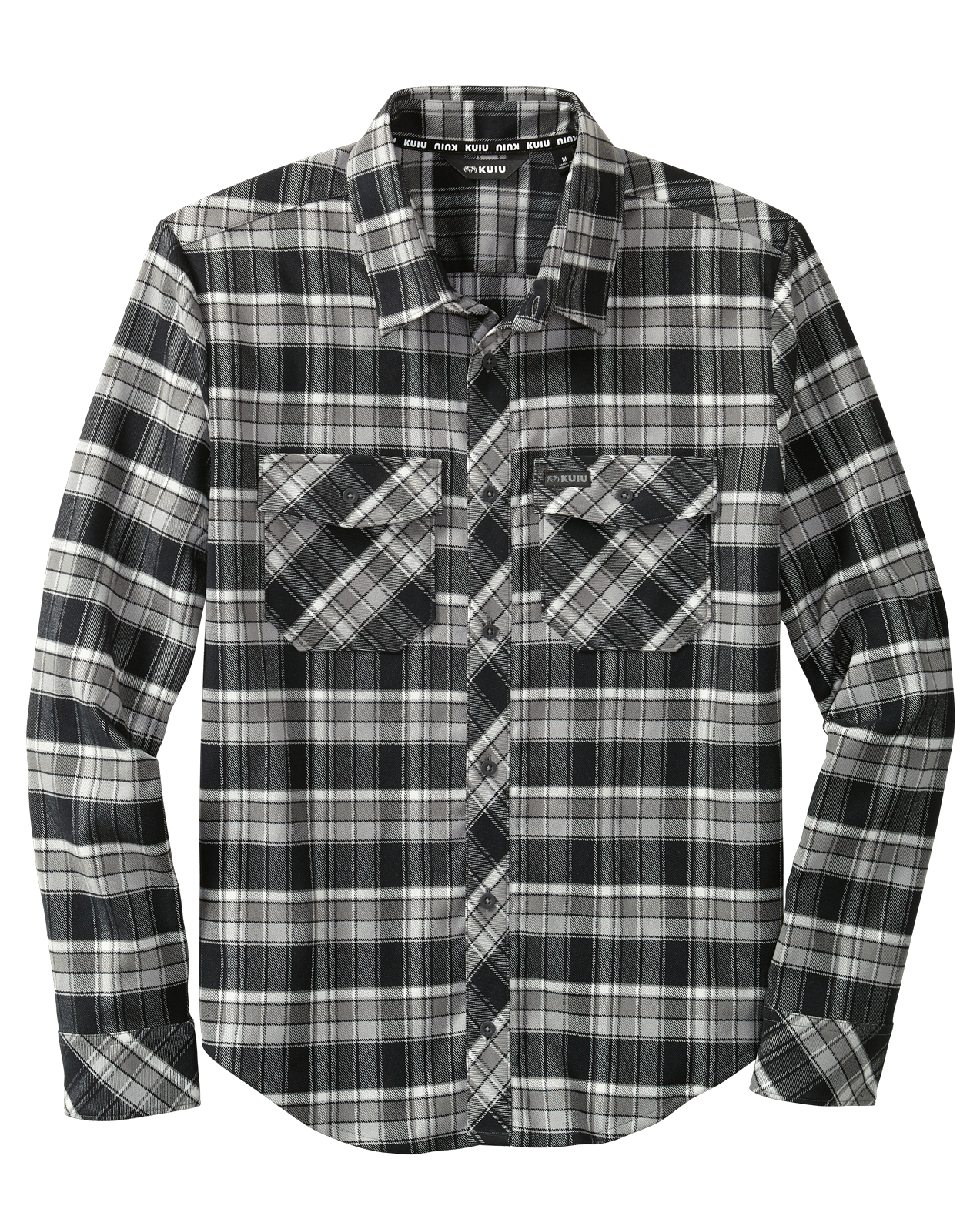 Outlet KUIU HW Plaid Flannel Shirt | Grey Plaid