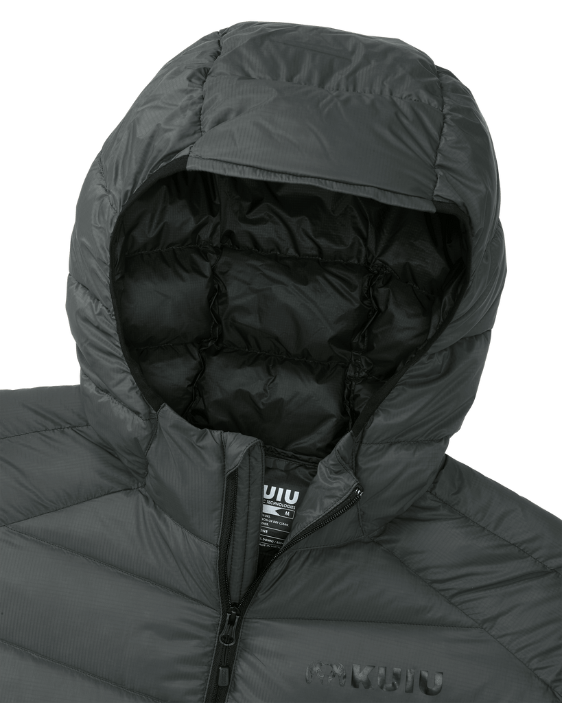 Women’s Super Down LT Hooded Puff Jacket - Gunmetal | KUIU