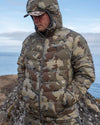 Men's Super Down LT Hooded Jacket - Valo Camo