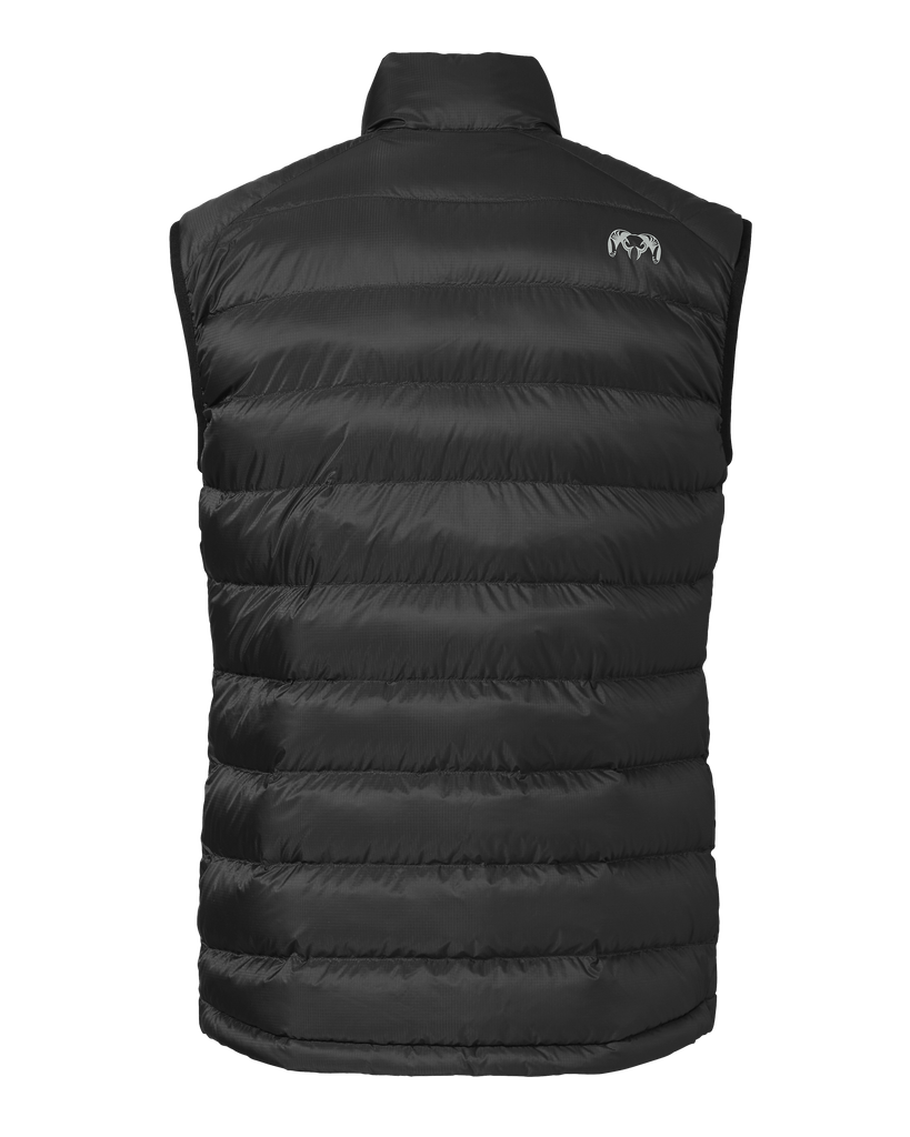 Men's Super Down LT Puffer Vest - Black | KUIU