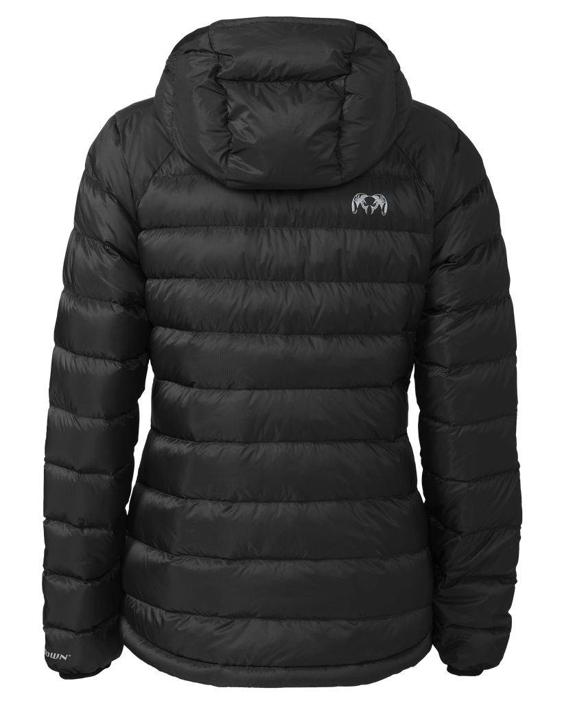 Women’s Super Down LT Hooded Puff Jacket - Black | KUIU