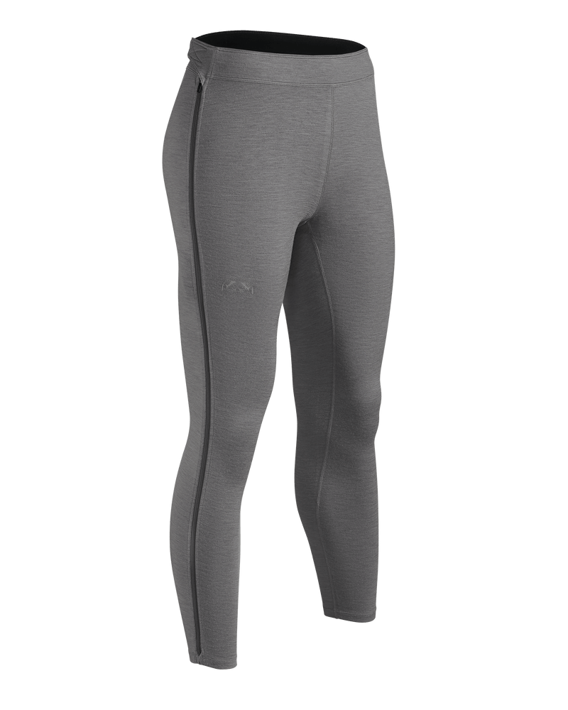 Front of Women's ULTRA Merino 145 Zip-Off Bottom in Warm Grey