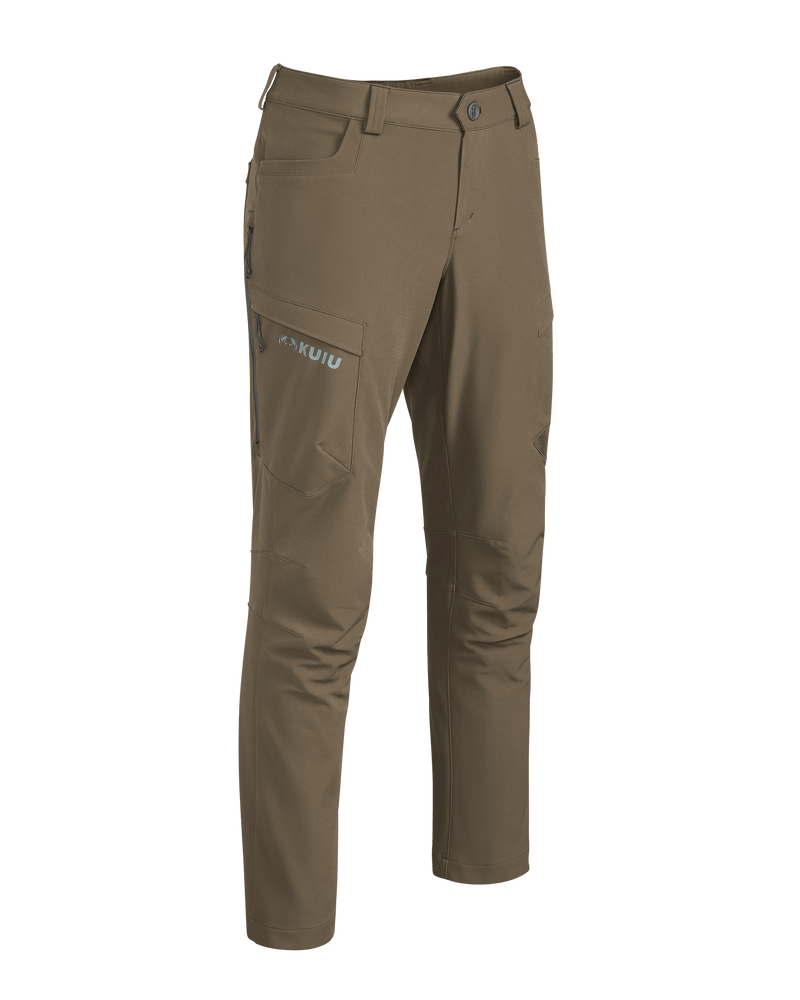 Front of Women's Attack Pant in Major Brown