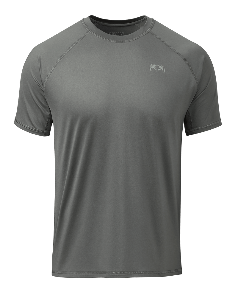 Front of Gila Short Sleeve Crew in Stone