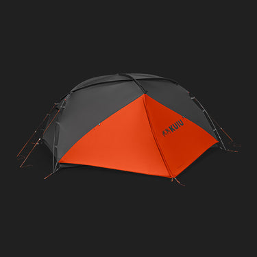 Equipment on Sale featuring the Mountain Star 2P Tent in Gunmetal/Orange.