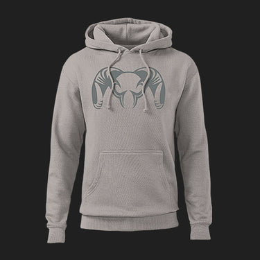 KUIU's Big Ram Hoodie in Cement Grey