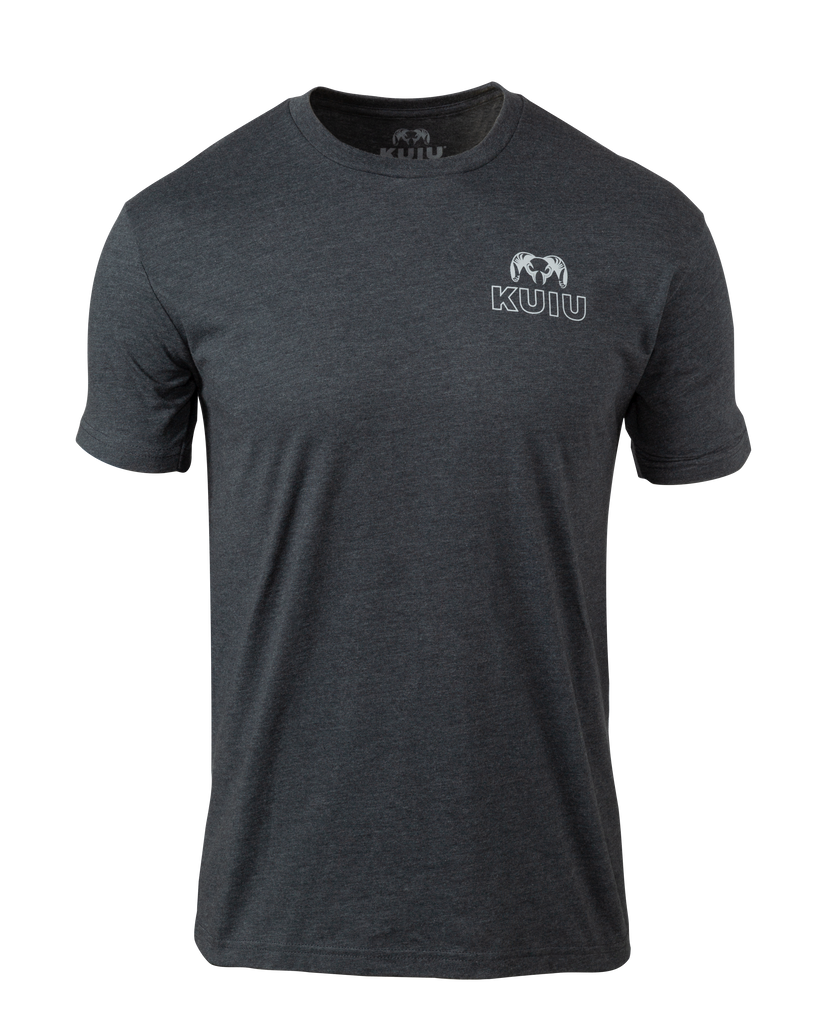 KUIU Ultralight Short Sleeved Mountain T-Shirt | Charcoal