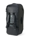 Upright view of Waypoint 10400 Duffel in Black showing backpack straps